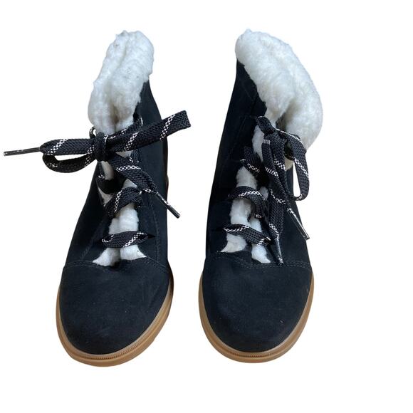 Sorel Evie II Cozy Waterproof Wedge Bootie Back Women's Size 8.5 New Without Box - Picture 3 of 6